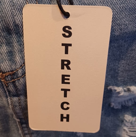 NEW WITH TAGS LITZ PREMIUM DENIM SKIRT STYLE NO. S-2291F SIZE MEDIUM DISTRESSED - Picture 4 of 7